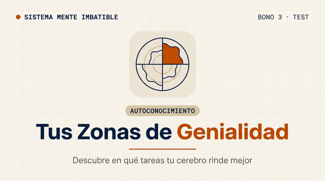 Bono 3 — Test de Zonas de Genialidad