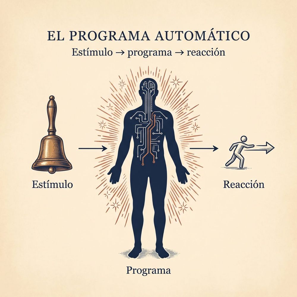 Estímulo, programa automático y reacción