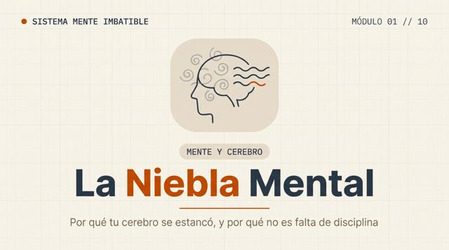 Lección 1 — La Niebla Mental