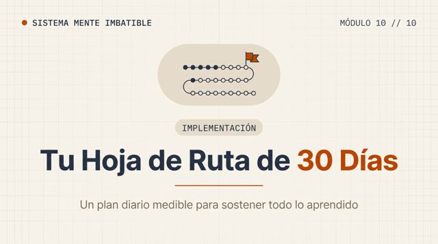 Lección 10 — Hoja de ruta de 30 días